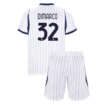 Inter Milan Federico Dimarco #32 Maglia Gara Trasferta Repliche 2026-27 Bambino Maniche Corte